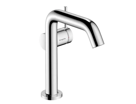 Hansgrohe Tecturis S egykaros hidegindítású mosdó csaptelep Fine 150 Push-Open lefolyógarnitúrával, króm 73342000