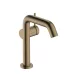 Hansgrohe Tecturis S egykaros hidegindítású mosdó csaptelep Fine 150 Push-Open lefolyógarnitúrával, szálcsiszolt bronz 73342140
