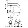 Hansgrohe Tecturis S víztakarékos falsík alatti mosdó csaptelep 16,5 cm-es kifolyóval, króm 73350000