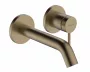 Hansgrohe Tecturis S víztakarékos falsík alatti mosdó csaptelep 16,5 cm-es kifolyóval, szálcsiszolt bronz 73350140