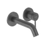 Hansgrohe Tecturis S víztakarékos falsík alatti mosdócsaptelep 16,5 cm-es kifolyóval szálcsiszolt fekete króm 73350340