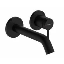   Hansgrohe Tecturis S víztakarékos falsík alatti mosdó csaptelep 16,5 cm-es kifolyóval, matt fekete 73350670