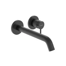Hansgrohe Tecturis S víztakarékos falsík alatti mosdócsaptelep 22,5 cm-es kifolyóval szálcsiszolt fekete króm 73351340
