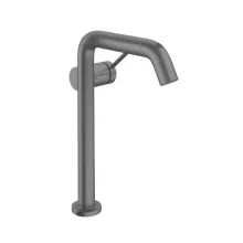   Hansgrohe Tecturis S Fine 240 mosdó csaptelep lefolyógarnitúrával CoolStart, szálcsiszolt fekete króm 73370340