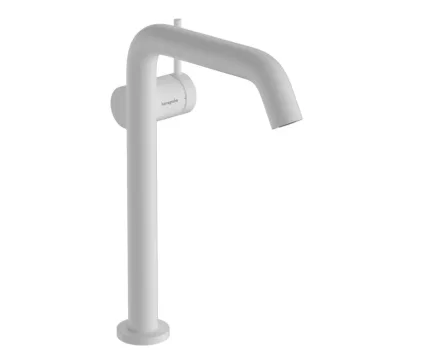 Hansgrohe Tecturis S hidegindítású mosdó csaptelep Fine 240 Push-Open lefolyógarnitúrával, matt fehér 73373700