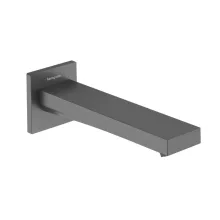 Hansgrohe Tecturis E fali kádtöltő szálcsiszolt fekete króm 73410340 – SzaniterOnline