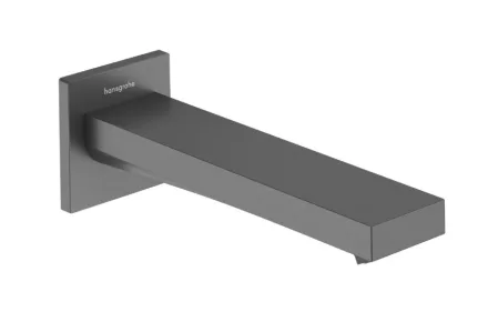 Hansgrohe Tecturis E fali kádtöltő szálcsiszolt fekete króm 73410340 – SzaniterOnline