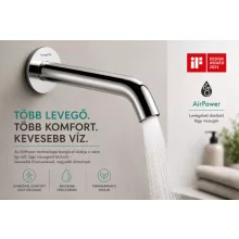 Hansgrohe Tecturis S fali kádtöltő, króm 73411000