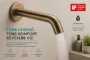Hansgrohe Tecturis S fali kádtöltő, szálcsiszolt bronz 73411140