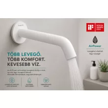 Hansgrohe Tecturis S fali kádtöltő, matt fehér 73411700