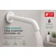 Hansgrohe Tecturis S fali kádtöltő, matt fehér 73411700