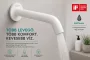 Hansgrohe Tecturis S fali kádtöltő, matt fehér 73411700