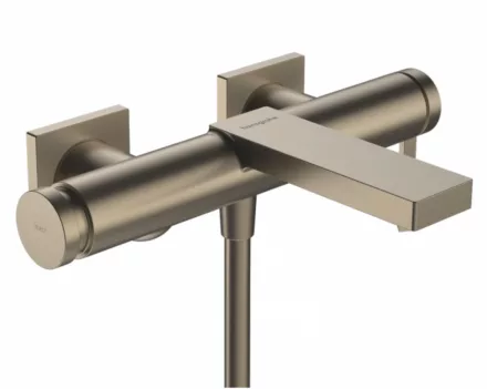 Hansgrohe Tecturis E fali egykaros kádcsaptelep szálcsiszolt bronz 73420140 – SzaniterOnline