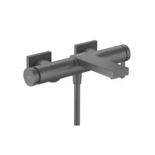 Hansgrohe Tecturis E fali egykaros kádcsaptelep szálcsiszolt fekete króm 73420340 – SzaniterOnline