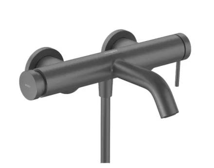 Hansgrohe Tecturis S fali egykaros kádcsaptelep szálcsiszolt fekete króm 73422340