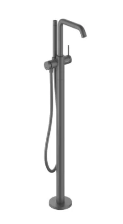 Hansgrohe Tecturis S egykaros szabadonálló kádcsaptelep szálcsiszolt fekete króm 73440340