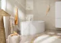 Hansgrohe Tecturis S szabadon álló kádcsaptelep, matt fehér 73440700