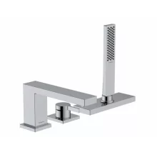 Hansgrohe Tecturis E 3-lyukú kádperemre szerelhető csaptelep sBox króm 73443000 – SzaniterOnline
