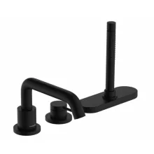   Hansgrohe Tecturis S 3-lyukú kádcsaptelep, sBox, matt fekete 73447670