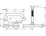 Hansgrohe Tecturis S 3-lyukú kádcsaptelep, sBox, matt fekete 73447670