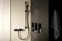 Hansgrohe Tecturis E fali egykaros zuhanycsaptelep matt fekete 73620670 – SzaniterOnline