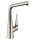 Hansgrohe Metris M71 rozsdamentes acél hatású konyhai csaptelep 320, kihúzható kifolyóval 73812800