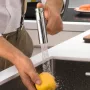 Hansgrohe Metris Select M71 rozsdamentes acél konyhai csaptelep, kihúzható kifolyóval 73816800