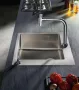 Hansgrohe Metris Select M71 2-lyukú króm konyhai csaptelep, kihúzható kifolyóval 73818000