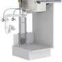 Hansgrohe Metris Select M71 2-lyukú szálcsiszolt fekete/króm konyhai csaptelep, kihúzható kifolyóval 73818340