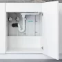 Hansgrohe Metris Select M71 2-lyukú matt fekete konyhai csaptelep, kihúzható kifolyóval 73818670