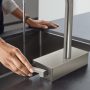 Hansgrohe Aquno Select M81 rozsdamentes acél hatású konyhai csaptelep 170,sBox-al, kihúzható kifolyóval 73831800