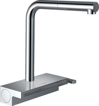 Hansgrohe Aquno Select M81 konyhai csaptelep 250, kihúzható kifolyóval, 2jet, króm 73836000