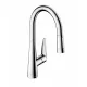 Hansgrohe Talis M51 króm konyhai csaptelep 200, kihúzható zuhanyfejjel 73851000