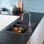 Hansgrohe Talis M51 konyhai csaptelep 200, kihúzható zuhanyfejjel, rozsdamentes acél hatású 73851800