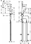 Hansgrohe Talis Select M51 króm konyhai csaptelep, kihúzható kifolyóval 73868000