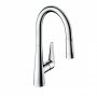 Hansgrohe Talis M51 konyhai csaptelep kihúzható fejjel, króm 73876000