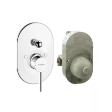   Hansgrohe Zesis S egykaros falsík alatti kádcsaptelep alaptesttel, króm 74418000