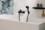 Hansgrohe Zesis S egykaros kádtöltő csaptelep, matt fekete 74420670