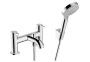 Hansgrohe Zesis S 2 lyukú kádperemre szerelhető csaptelep váltószeleppel és kézizuhannyal, króm 74424000