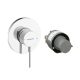 Hansgrohe Zesis S egykaros falsík alatti zuhanycsaptelep alaptesttel, króm 74618000