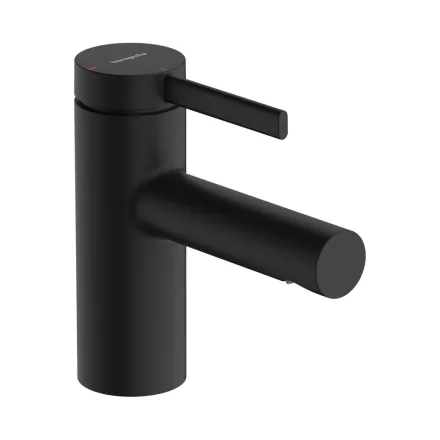 Hansgrohe Zesis S egykaros hidegindítású mosdó csaptelep 70 automata lefolyógarnitúrával, matt fekete 74710670