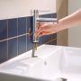 Hansgrohe Zesis S egykaros hidegindítású mosdó csaptelep 100 automata lefolyógarnitúrával, króm 74720000