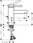 Hansgrohe Zesis S egykaros hidegindítású mosdó csaptelep 100 automata lefolyógarnitúrával, króm 74720000