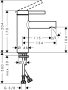 Hansgrohe Zesis S egykaros hidegindítású mosdó csaptelep 100 push-open lefolyógarnitúrával, króm 74724000