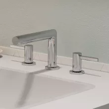   Hansgrohe Zesis S 3 lyukú mosdó csaptelep 100 automata lefolyógarnitúrával, króm 74733000