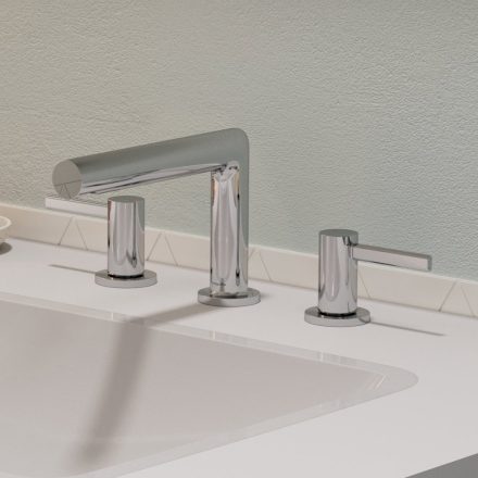 Hansgrohe Zesis S 3 lyukú mosdó csaptelep 100 automata lefolyógarnitúrával, króm 74733000