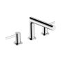 Hansgrohe Zesis S 3 lyukú mosdó csaptelep 100 automata lefolyógarnitúrával, króm 74733000
