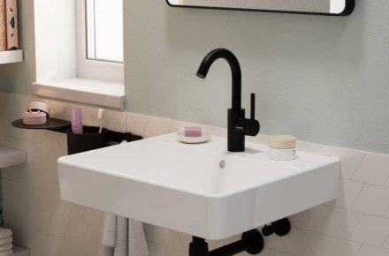 Hansgrohe Zesis S hidegindítású mosdó csaptelep 210 automata lefolyógarnitúrával, matt fekete 74740670