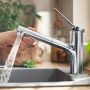 Hansgrohe Zesis M33 Konyhai csaptelep 2jet, kihúzható kifolyóval, króm 74800000