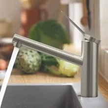   Hansgrohe Zesis M33 Egykaros konyhai csaptelep 140, rozsdamentes acél hatású 74802800